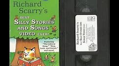 Richard Scarry's Best Silly Stories And Song Video Ever! 1994 VHS (SONY Reprint) 1080p60