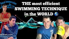 THE MOST EFFICIENT SWIMMING TECHNIQUE IN THE WORLD🌎 Total immersion swimming