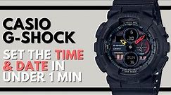 How to Set the Time and Date on a Casio G Shock Watch in Under 1 Minute
