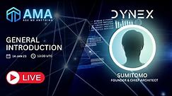 Dynex AMA#001 Live Stream (start - 26:26)