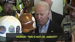 Joe Biden curses at Detroit voter during argument over gun control