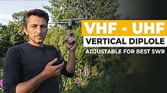 Watch This If You Want To Build A VHF - UHF Vertical Dipole Antenna