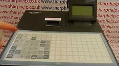 Sharp XE-A217 Cash Register Not Working Screen Blank