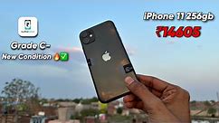 Unboxing iphone 11 256gb ₹14605😱🔥| Grade C- | Refurbished iphone | Cashify Supersale | Full Review