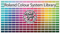How to Print Roland Colour Selector Charts
