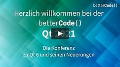 betterCode() Qt 2021