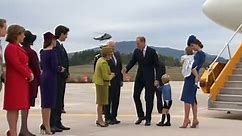 Prince William, family arrive in Canada