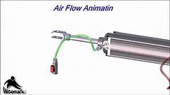 Air Flow /Fluid Flow simulation animation in Solidworks Composer