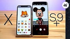 Animoji vs AR Emoji - iPhone X vs S9 Plus
