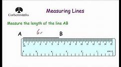 Measuring Lines - Corbettmaths