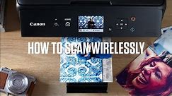 Canon PIXMA TS Series: How to scan wirelessly