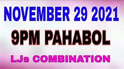 NOVEMBER 29 2021 OPM PAHABOL|LJs COMBINATION