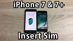 How to insert sim card into iPhone 7 and 7 Plus📱