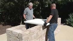 How to Build an Outdoor Kitchen with RumbleStone and QUIKRETE Countertop Mix