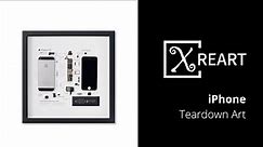 XREART - iPhone Teardown Framed Art