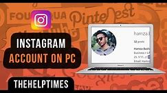How to Sign Up / Sign in to Instagram From PC Or Laptop (2019) - Instagram Guide