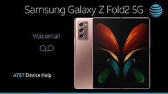 Learn How to use Voicemail on Your Samsung Galaxy Z Fold2 5G | AT&T Wireless