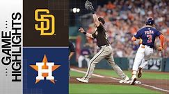 Padres vs. Astros Game Highlights (9/10/23) | MLB Highlights