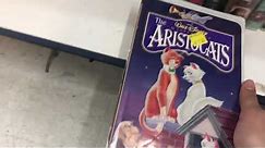 Shopping for VHS tapes at goodwill