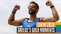 🇬🇷🥇Greece's gold medal moments at #Tokyo2020 | Anthems