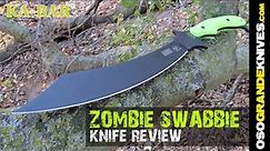 Ka-Bar Zombie Swabbie Scimitar Knife Review | OsoGrandeKnives