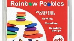EDX Education Rainbow Pebble Activity Set in Container