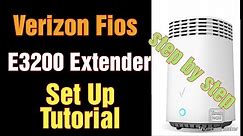 Verizon E3200 wifi extender unboxing step by step EASY set up in minutes!