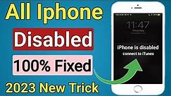 iPhone is disabled connect to itunes 100% fix || how to fix iPhone disabled connect to itunes ||
