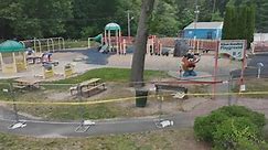 Children burned after acid dumped on playground slides in Longmeadow