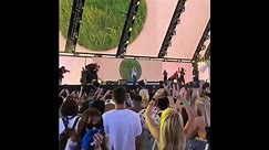Justin Bieber cheering on Yodeling Kid Mason Ramsey perform & talking meeting him at Coachella 2018