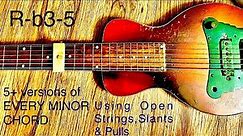 Play Full Minor Chords in Every Key on Lap Steel Guitar/Open E & D tuning