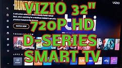 VIZIO 32 inch D Series HD 720p Smart TV - Super Lightweight