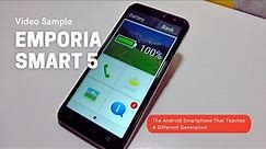 Emporia SMART 5 - The Smartphone Made For The Elderly!! - 1080p Video Sample