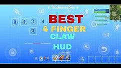 Best 4 Finger claw HUD Layout /Jouer à 4 doigt in Fortnite mobile for user iPhone