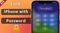 how to lock iphone with password | how to lock iphone with passcode