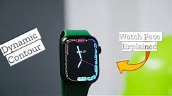 Apple Watch Series 7 Dynamic Contour Watch Face EXPLAINED In-Depth! (watchOS 8)
