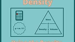 Using the Density-Mass-Volume Triangle to Calculate Density