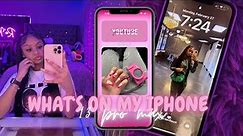 WHAT’S ON MY IPHONE 13 PRO MAX | *ios 16 + apps for content creators || Ra’Mariah Alexia