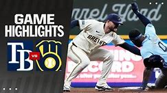 Rays vs. Brewers Game Highlights (4/29/24) | MLB Highlights