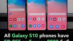 Samsung Galaxy S10 specs and prices