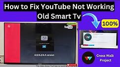 How to Fix YouTube Not Working on Smart tv 4.4