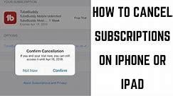 How to Cancel Subscriptions on iPhone or iPad (2018)