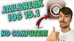 How To Jailbreak iOS 15.1 🔓 iOS 15.1 Jailbreak (NO COMPUTER)