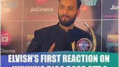 Elvish Yadav's FIRST reaction on winning Bigg Boss OTT season 2 by beating Abhishek Malhan