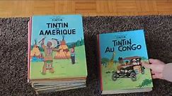 The complete collection of Tintin in french - La collection complète de Tintin en français.