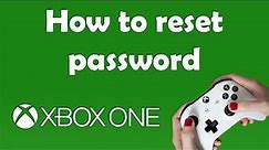 How to reset Xbox password