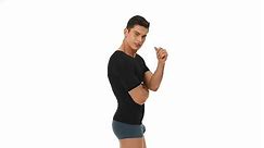 KIWI RATA Mens Compression Undershirts Ultra Slimming Body Shaper Belly Control Vest Workout Active 