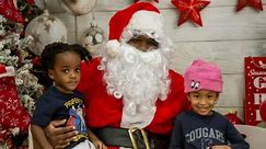 Santa Jerry spreads holiday cheer