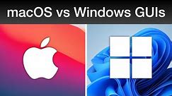 macOS vs Windows: GUIs over the years!