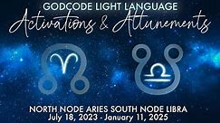 ☊ Aries North Node ☋ Libra South Node GODCODE Light Language